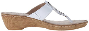 Bella Vita Women's Sulmona White Slide Sandal (Women)