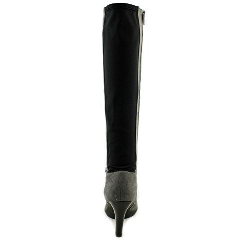 Alfani Violla Closed Toe Knee High Fashion Boots, Steel (Women)