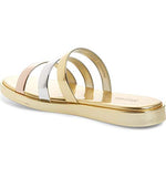 MICHAEL Michael Kors Keiko Slide Gold / Silver Sandal (Women)