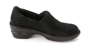 B.O.C Born Concept Margaret Navy Twinkle Metallic Suede Clog (Women)