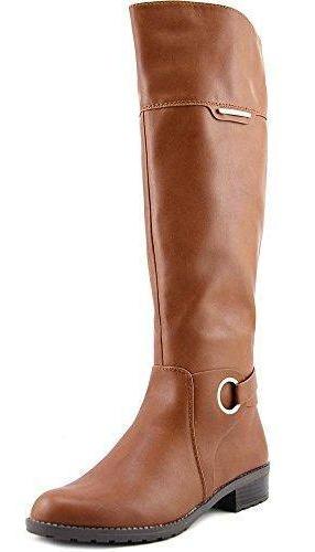 Alfani Jadah Knee High Riding Boot, Cognac  (Women)