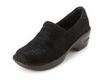 B.O.C Born Concept Margaret Navy Twinkle Metallic Suede Clog (Women)