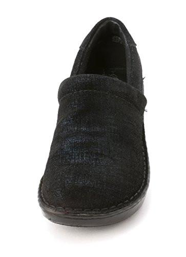 B.O.C Born Concept Margaret Navy Twinkle Metallic Suede Clog (Women)