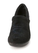 B.O.C Born Concept Margaret Navy Twinkle Metallic Suede Clog (Women)