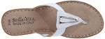Bella Vita Women's Sulmona White Slide Sandal (Women)