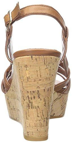 Lauren Ralph Lauren Quaylin Wedge Sandal, Polo Tan Soft Burnished Calf  (Women) - SHOE NV