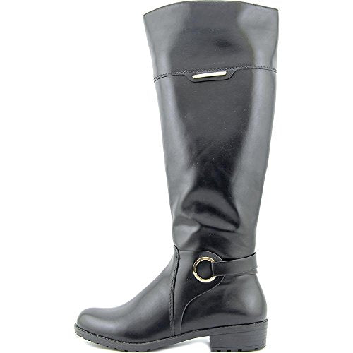 Alfani Jadah Knee High Wide Calf Riding Boot, Black (Women)