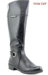 Alfani Jadah Knee High Wide Calf Riding Boot, Black (Women)