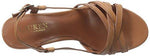 Lauren Ralph Lauren Quaylin Wedge Sandal, Polo Tan Soft Burnished Calf  (Women) - SHOE NV