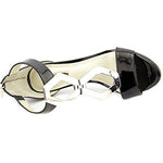 BCBGeneration Cayce Open Toe T-Strap Classic Pumps - Black (Women)
