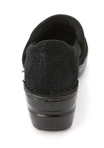 B.O.C Born Concept Margaret Navy Twinkle Metallic Suede Clog (Women)
