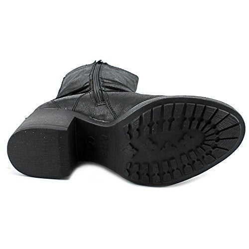 MIA Santiago Closed Toe Ankle Fashion Boots, Black (Women)