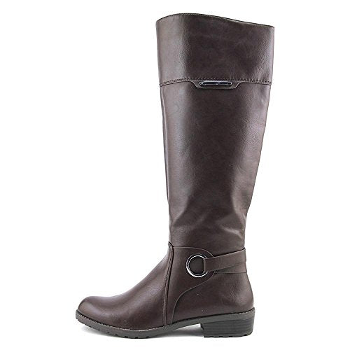 Alfani Jadah Knee High Riding Boot, Dark Brown (Women)