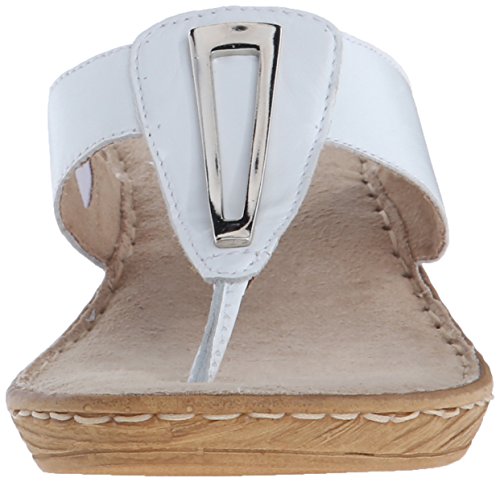 Bella Vita Women's Sulmona White Slide Sandal (Women)
