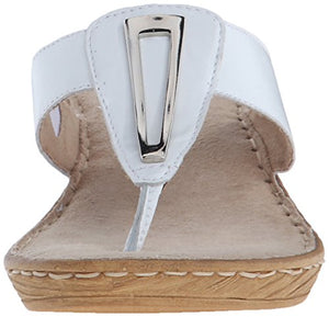 Bella Vita Women's Sulmona White Slide Sandal (Women)