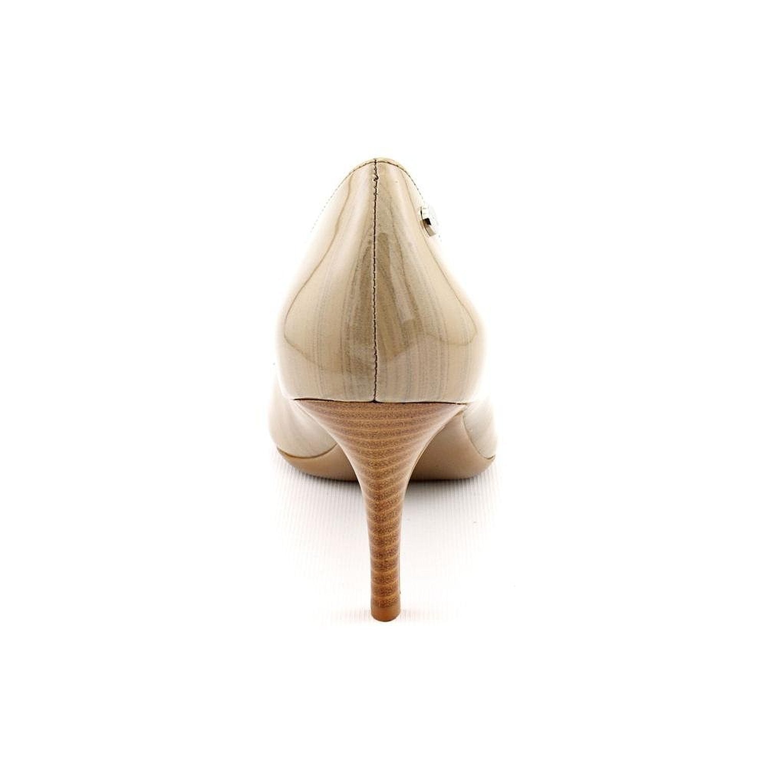 Ashley Patent Leather Pump,Beige (Women) - SHOE NV