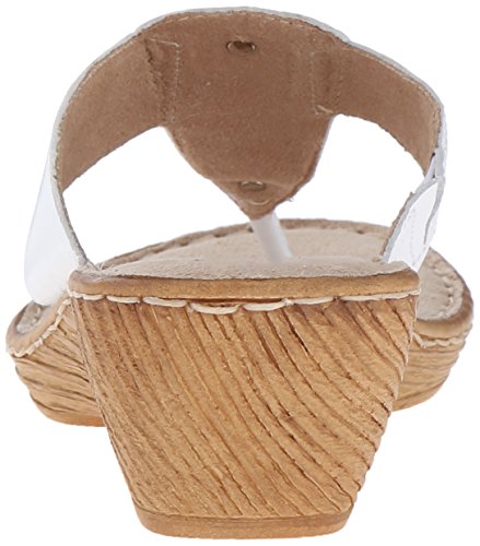Bella Vita Women's Sulmona White Slide Sandal (Women)