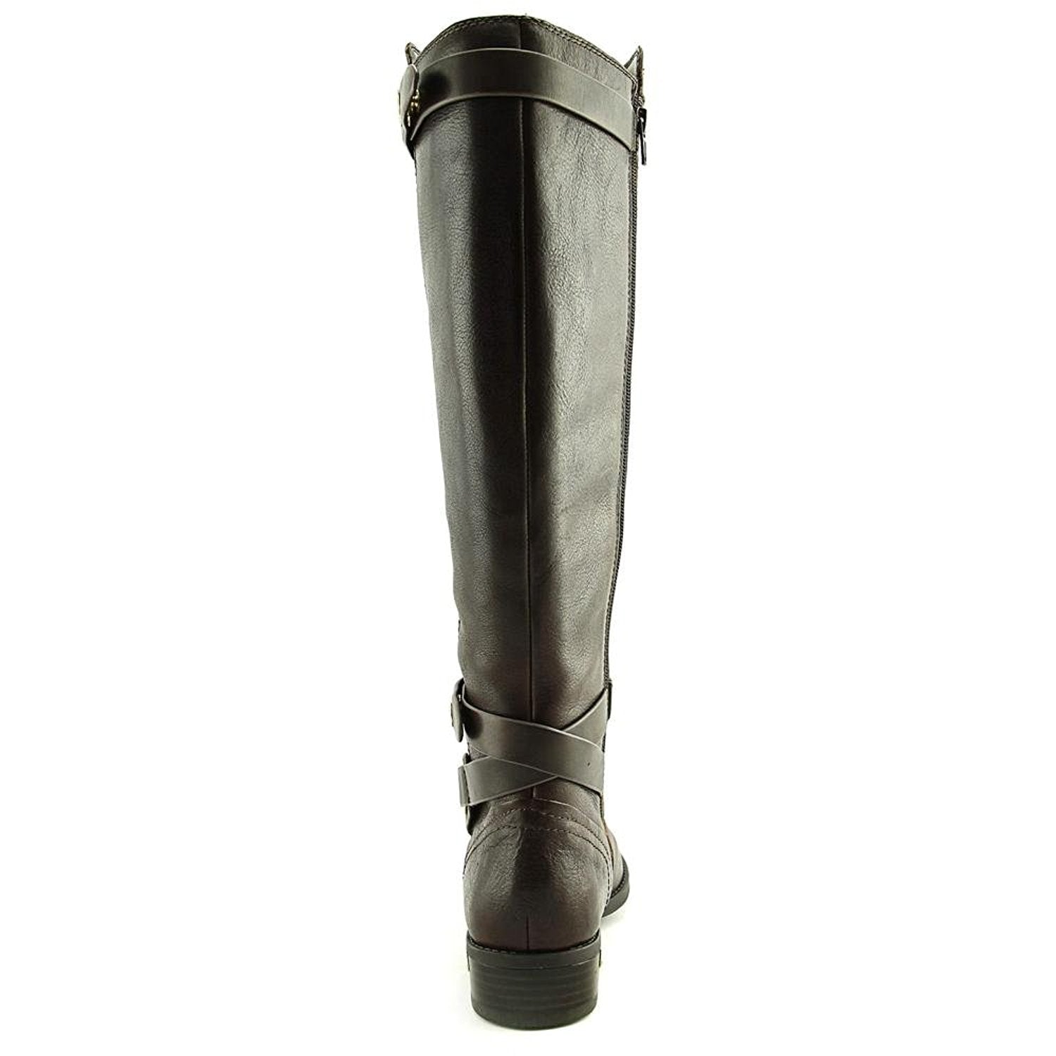 Vince Camuto Prini Round Toe Leather Knee High Boot, Coffee Grind Easy Rider/New Vachetta (Women)