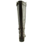 Vince Camuto Prini Round Toe Leather Knee High Boot, Coffee Grind Easy Rider/New Vachetta (Women)