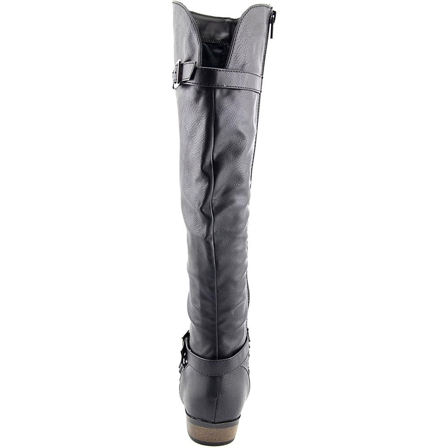 Material Girl Capri WC Wide-Calf Fashion Boots, Black (Women)