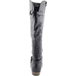 Material Girl Capri WC Wide-Calf Fashion Boots, Black (Women)