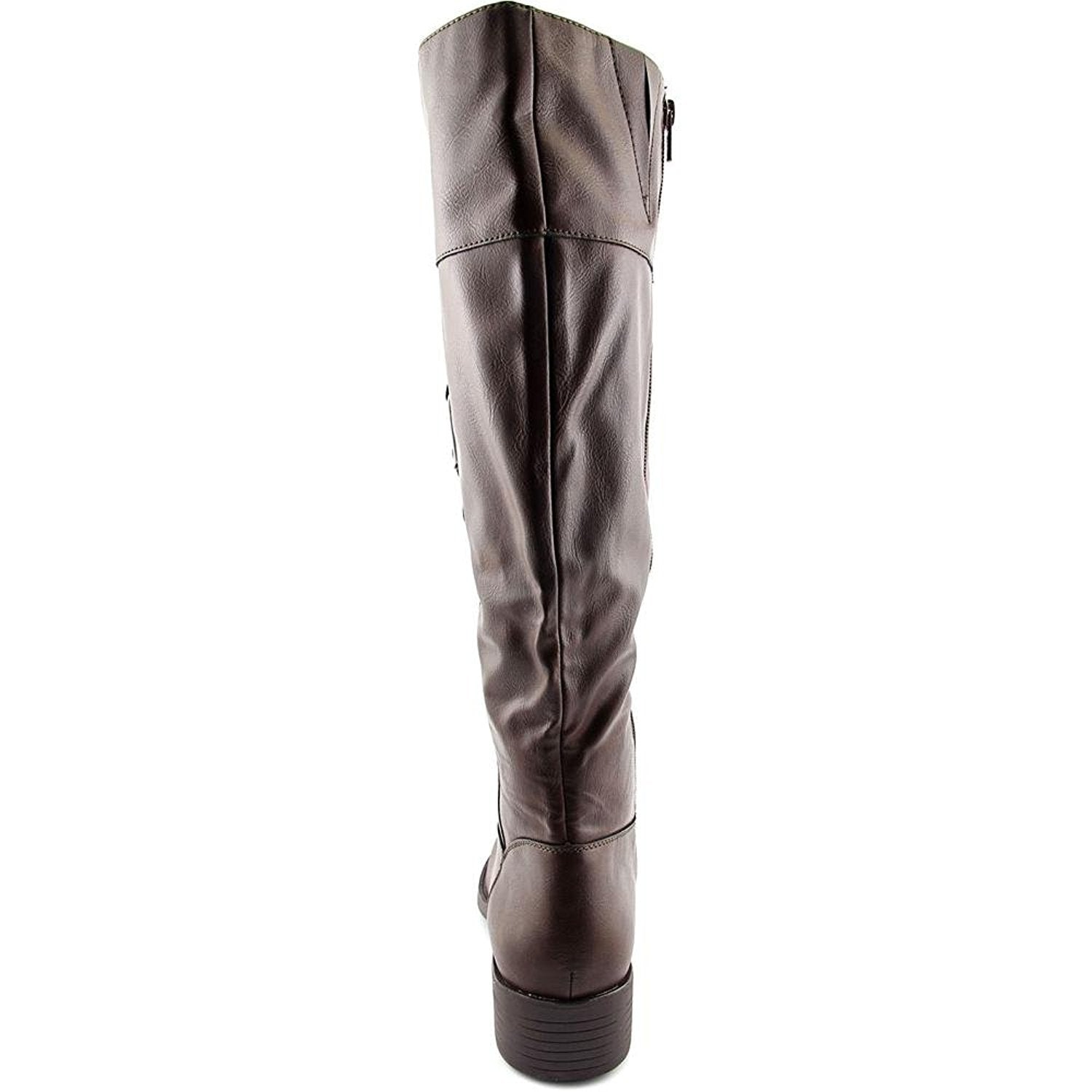 Style & Co. Astarie Closed Toe Mid-Calf Fashion Boots, Brown (Women)