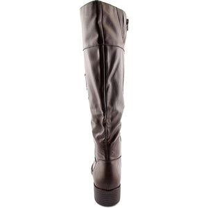 Style & Co. Astarie Closed Toe Mid-Calf Fashion Boots, Brown (Women)