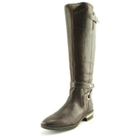 Vince Camuto Prini Round Toe Leather Knee High Boot, Coffee Grind Easy Rider/New Vachetta (Women)