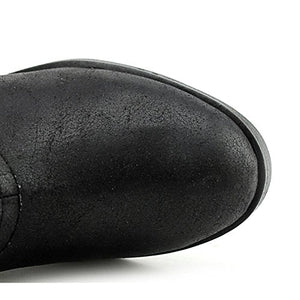 MIA Santiago Closed Toe Ankle Fashion Boots, Black (Women)