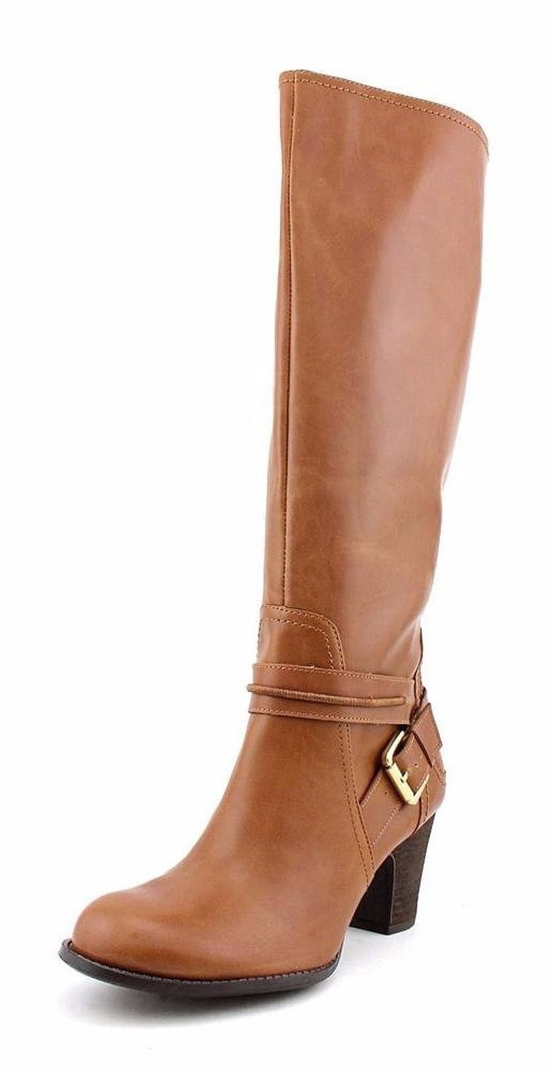 Lonesco Knee-High Cognac Boots  (Women) - SHOE NV