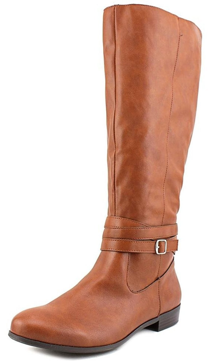 Style & Co. Fridaa Wide Calf Riding Boots, Barrel (Women)