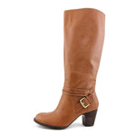 Lonesco Knee-High Cognac Boots  (Women) - SHOE NV