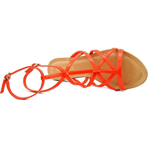GUESS Mannie Gladiator Sandals, Dark Red (Women)
