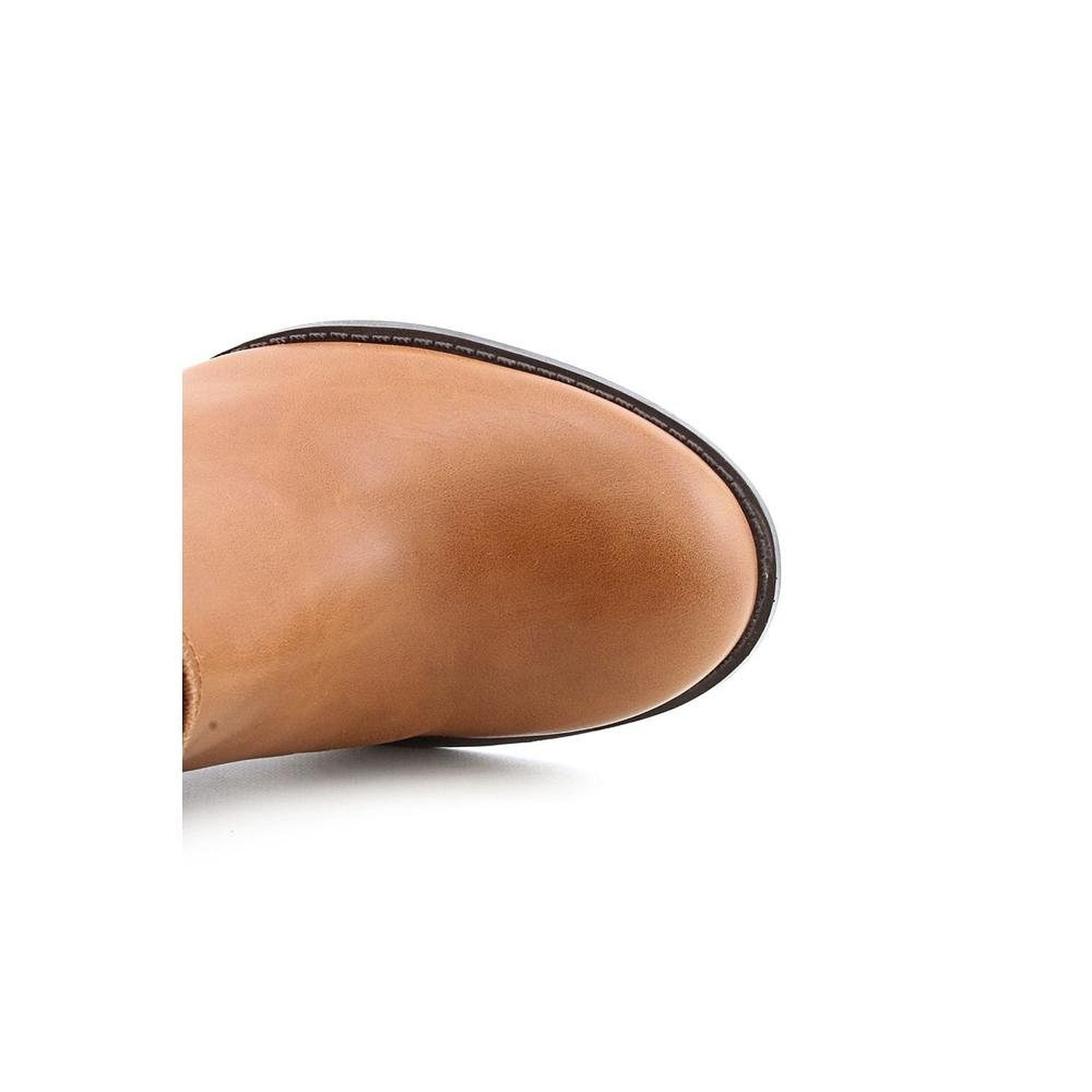 Lonesco Knee-High Cognac Boots  (Women) - SHOE NV