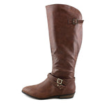 Material Girl Capri Knee-High Boot, Cognac (Women)