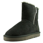 Style & Co. Ciley Suede Closed Toe Ankle Fashion Boots, Grey (Women)