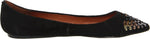 Elitte Black Suede Flats   (Women) - SHOE NV