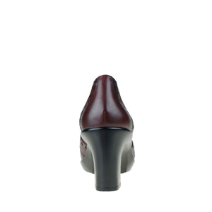 Lantana Merlot Red Dress Slip-On (Women) - SHOE NV