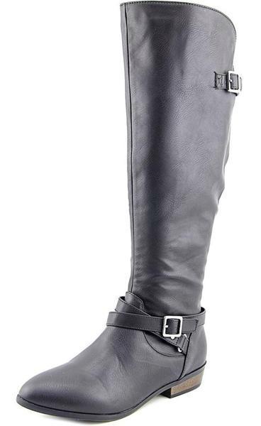 Material Girl Capri Knee-High Boot, Black (Women)