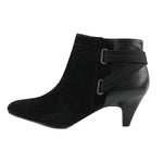 Alfani Vandela2 Leather Closed Toe Ankle Fashion Boots, Black (Women)