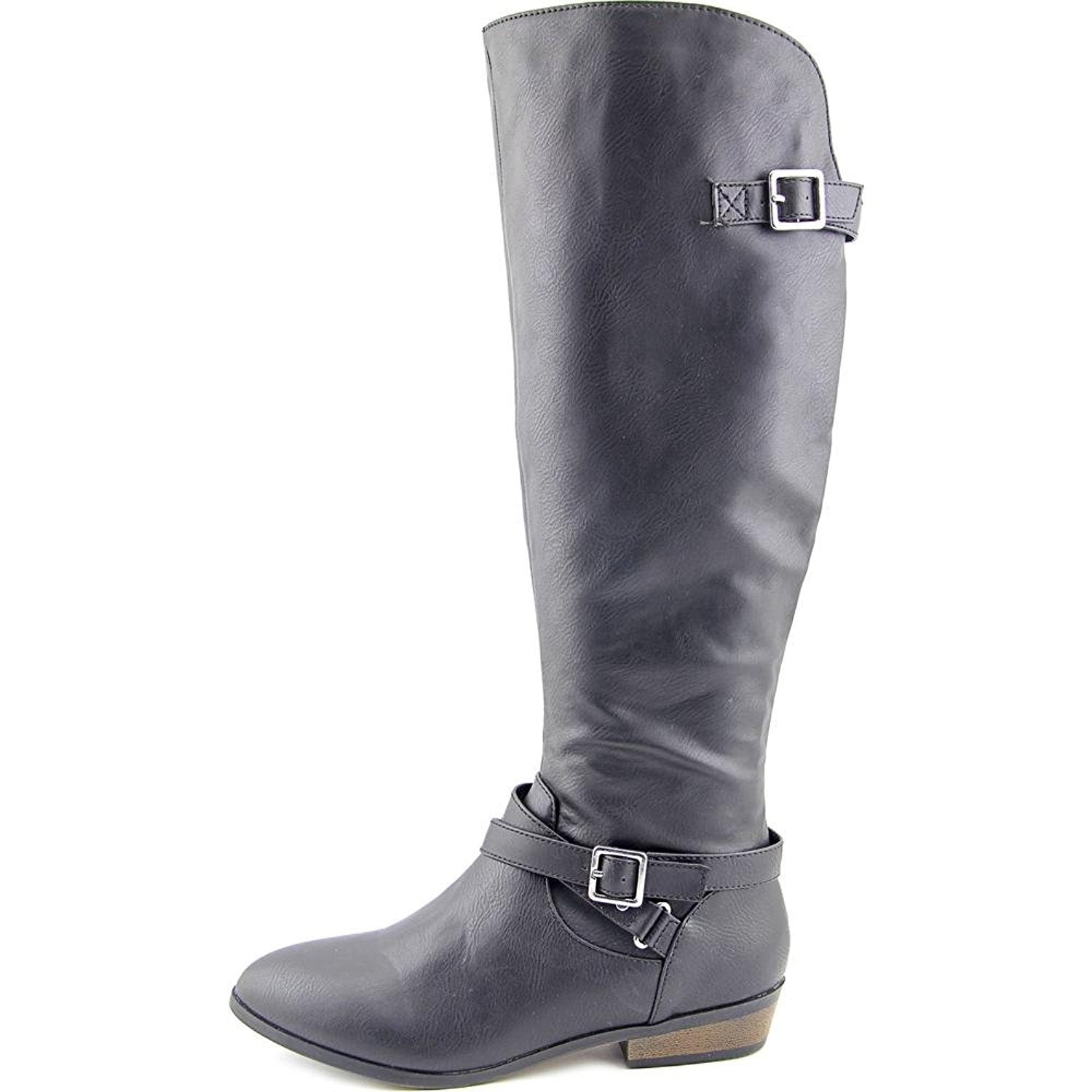 Material Girl Capri Knee-High Boot, Black (Women)