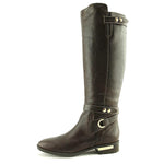 Vince Camuto Prini Round Toe Leather Knee High Boot, Coffee Grind Easy Rider/New Vachetta (Women)