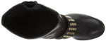 Skylare Black Motorcycle Boots  (Women) - SHOE NV