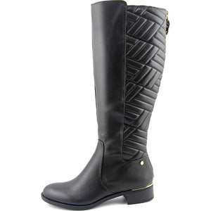 Calvin Klein Garcella Cow Kansas Wide Calf, Black (Women)