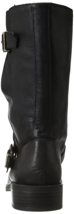 Skylare Black Motorcycle Boots  (Women) - SHOE NV