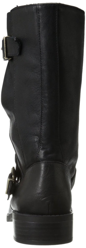 Skylare Black Motorcycle Boots  (Women) - SHOE NV