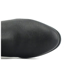 Style & Co. Fridaa Round Toe Mid-Calf Riding Boots, Black (Women)