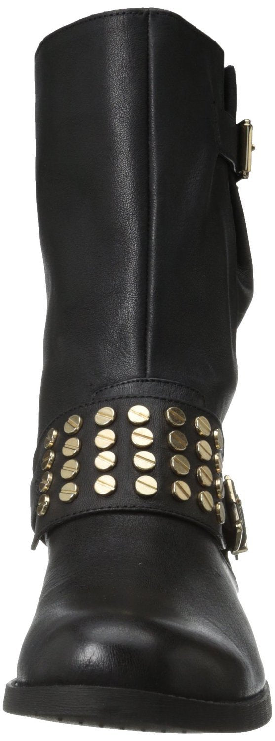 Skylare Black Motorcycle Boots  (Women) - SHOE NV
