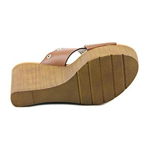 Callisto Of California Darcii Open Toe Casual Platform Sandals, Cognac (Women)