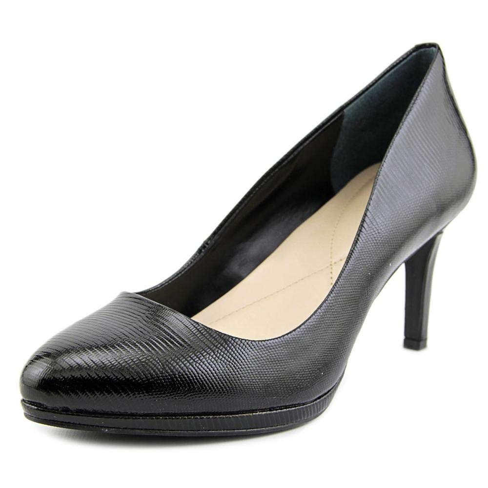 Alfani Glorria Closed Toe Classic Pumps, Black Patent (Women)